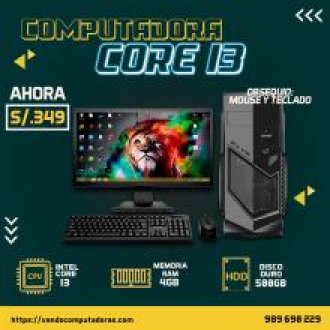 Computadora Core I3 en descuento